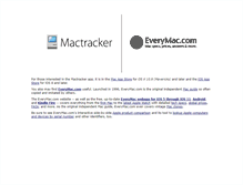 Tablet Screenshot of mactracker.com